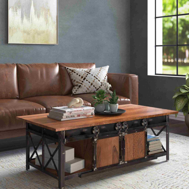 Aloysius coffee table with storage hotsell